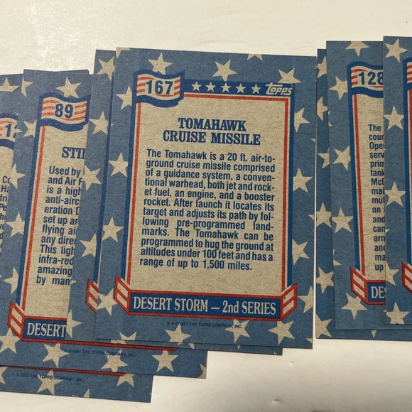 4/$25 Set of 85 Desert Storm Military Army Trading Collector Cards - Picture 8 of 9